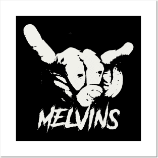 melvins horn sign Posters and Art